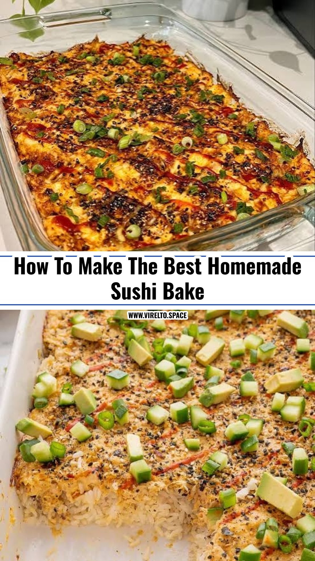 Easy Creamy Sushi Bake Recipe