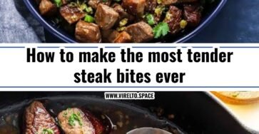 Easy garlic butter steak bites in ten minutes