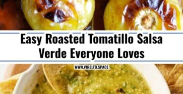 Easy Roasted Tomatillo Salsa Verde Everyone Loves