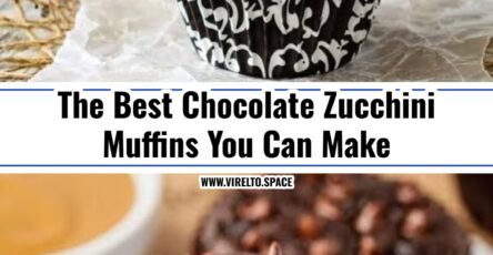 Healthy Chocolate Zucchini Muffins Everyone Loves