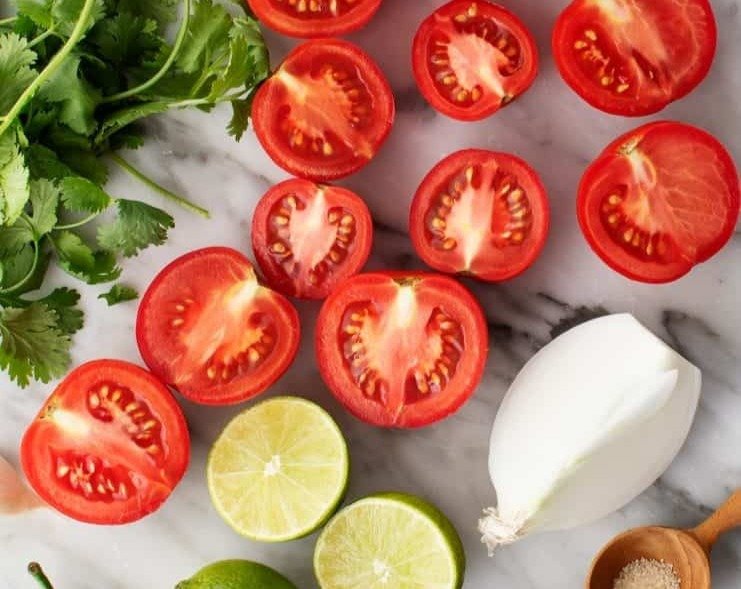 The Best Homemade Salsa You Will Ever Make top view