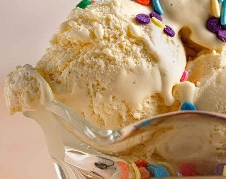 The Best Homemade Vanilla Ice Cream Ever suggested serving
