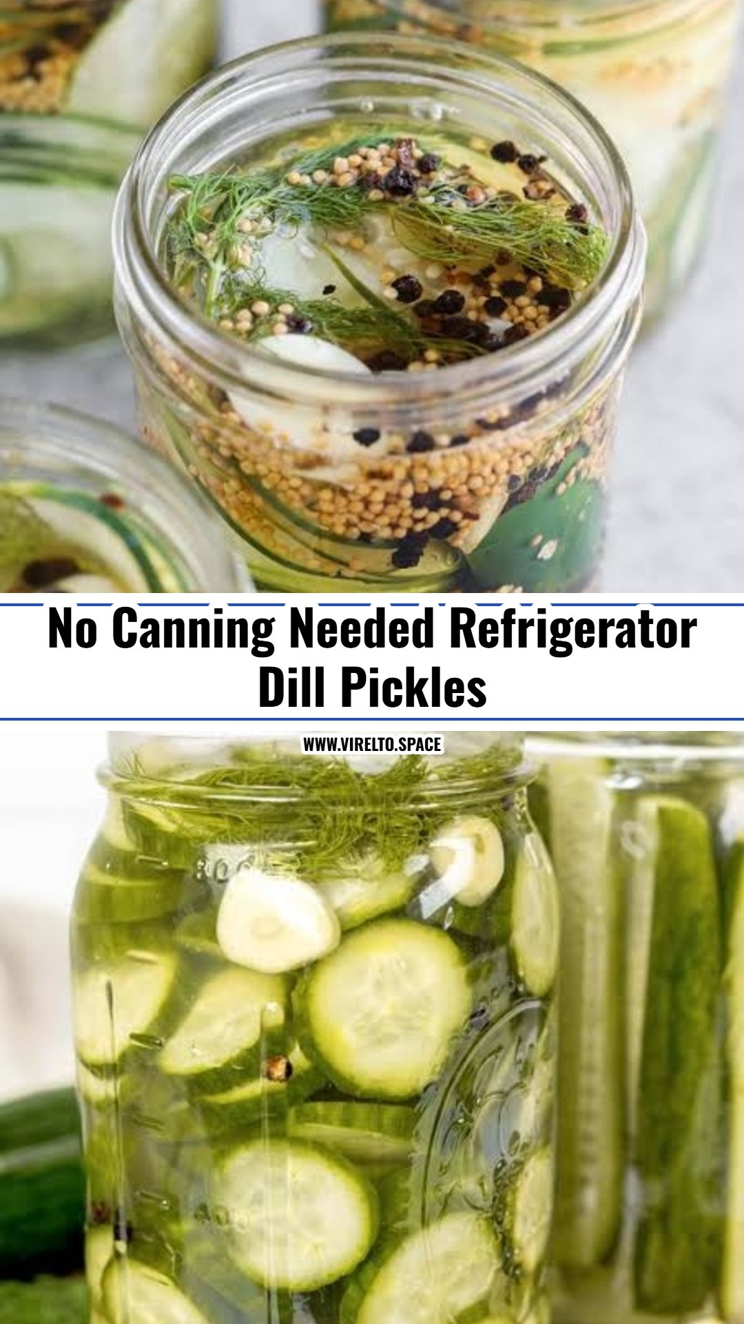 The Best Refrigerator Dill Pickles Ever