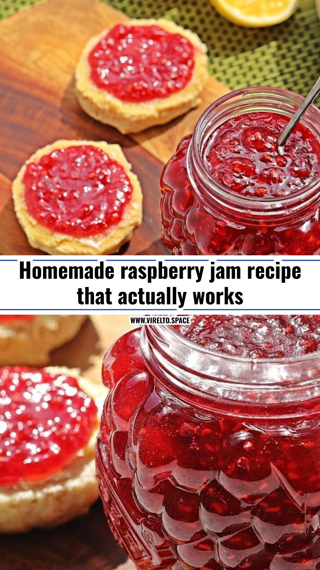 This easy raspberry jam recipe is a game changer