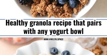Easy homemade granola recipe for your next yogurt bowl