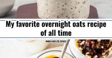 Easy overnight oats recipe for busy mornings