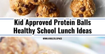 Healthy School Lunch Ideas Fun Kids Food Protein Balls