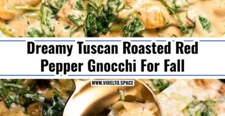Creamy Tuscan Roasted Red Pepper Gnocchi Comfort Bowl