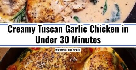 Easy Creamy Tuscan Garlic Chicken Skillet