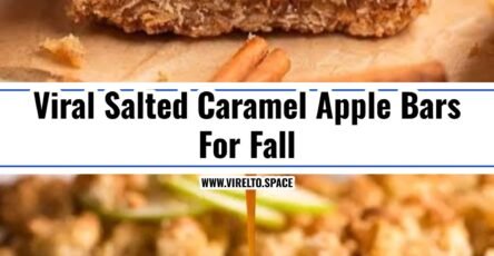 Salted Caramel Apple Cider Crumble Bars Are Magic