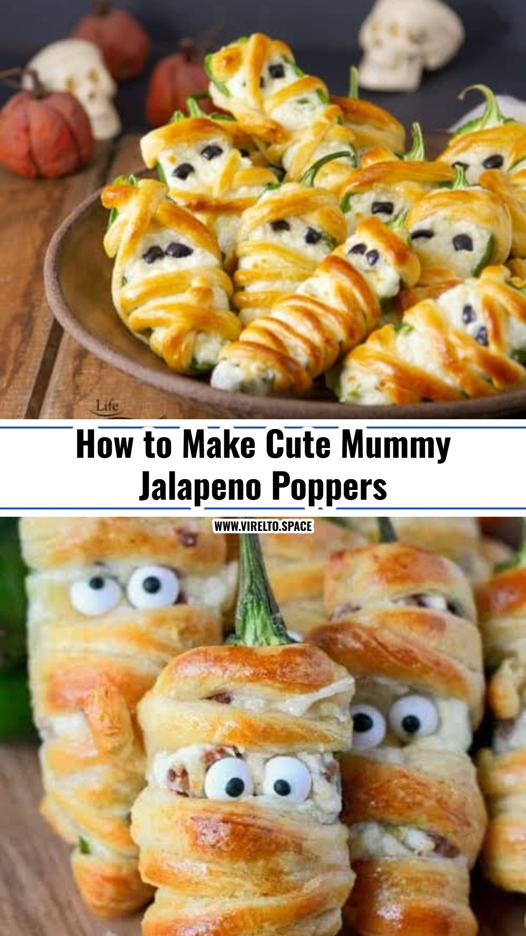 Spooky Mummy Jalapeno Poppers for Your Halloween Party