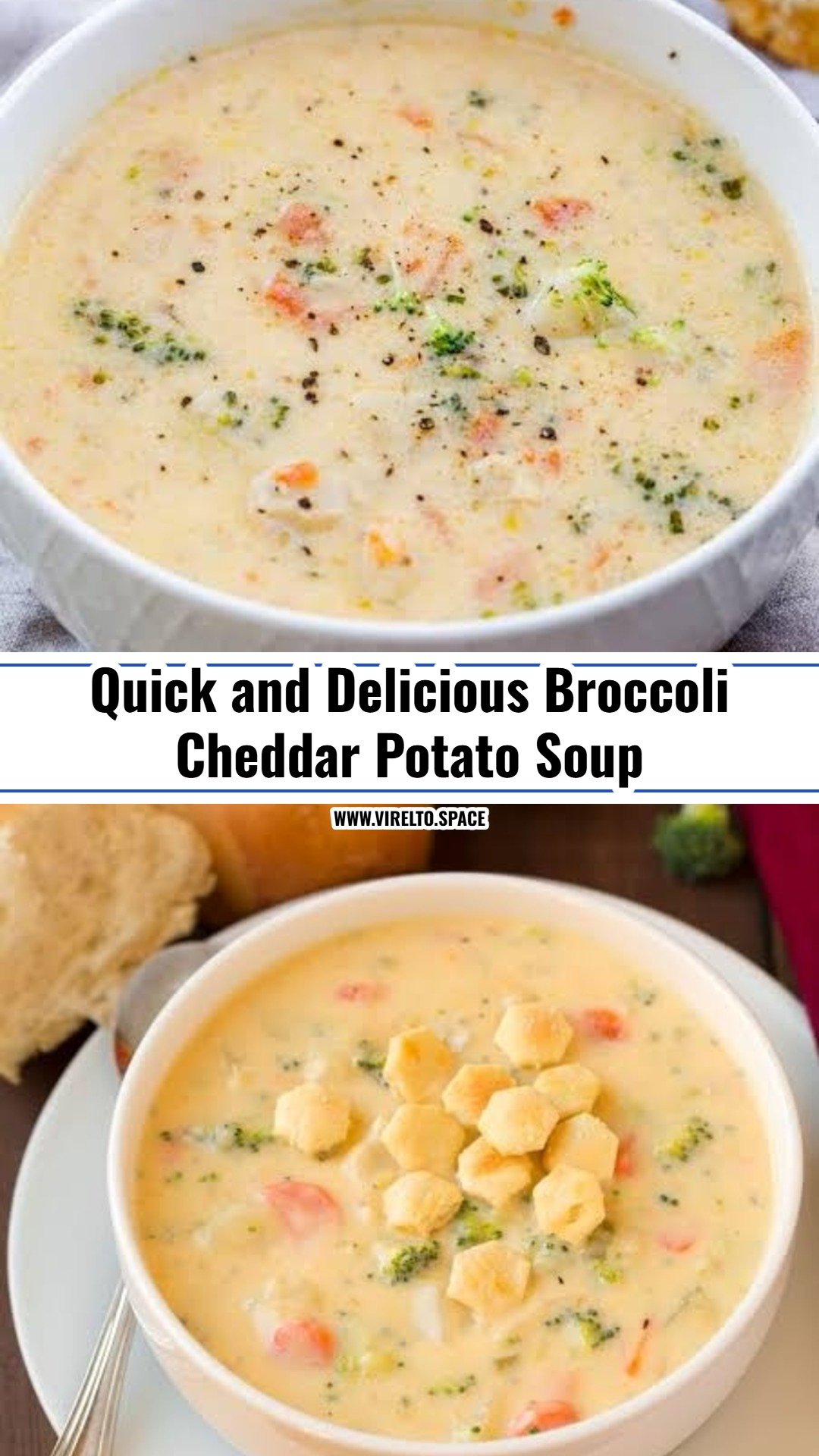 The Best Broccoli Cheddar Potato Soup Recipe Ever
