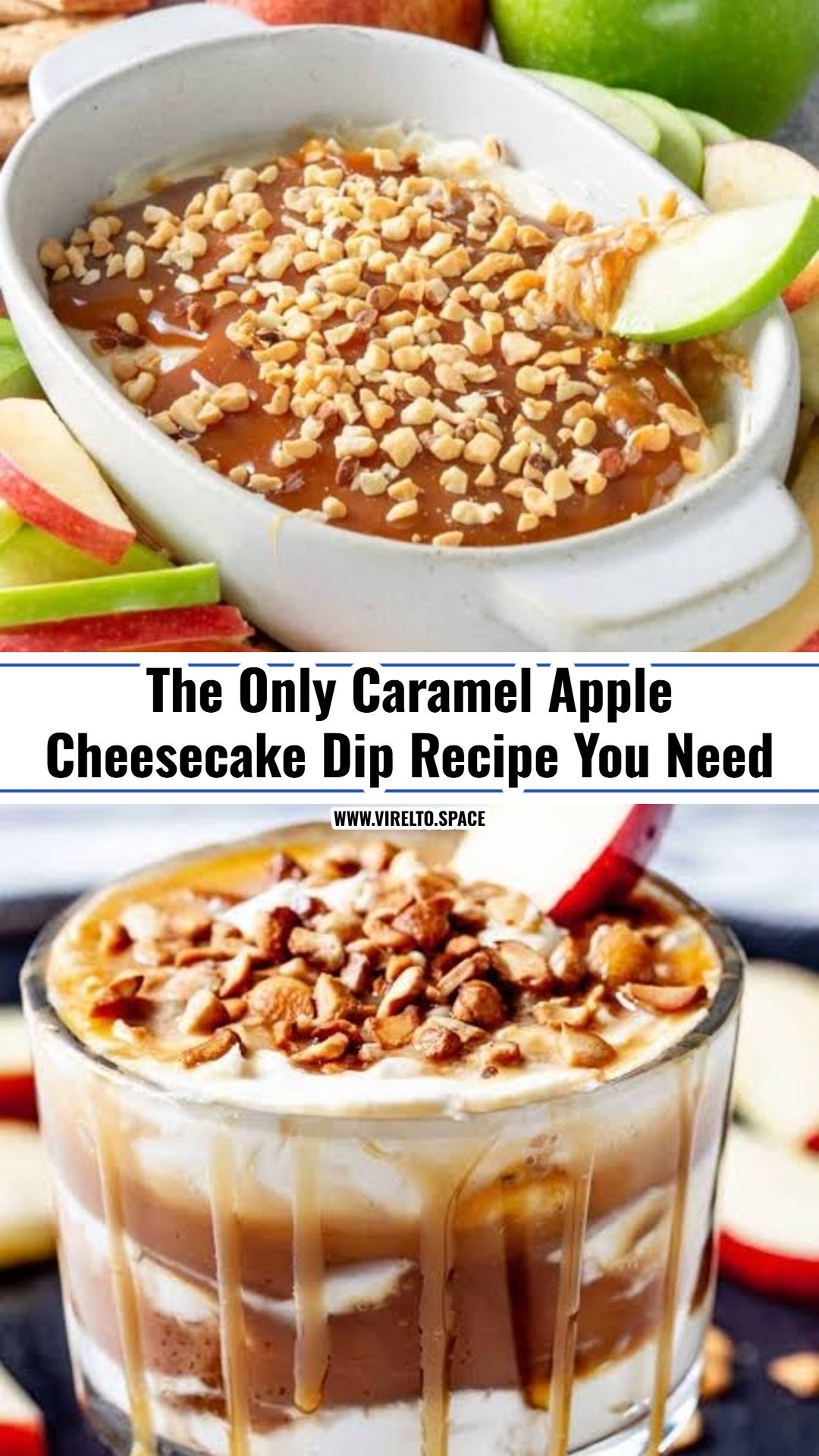 The Best Caramel Apple Cheesecake Dip Recipe Ever