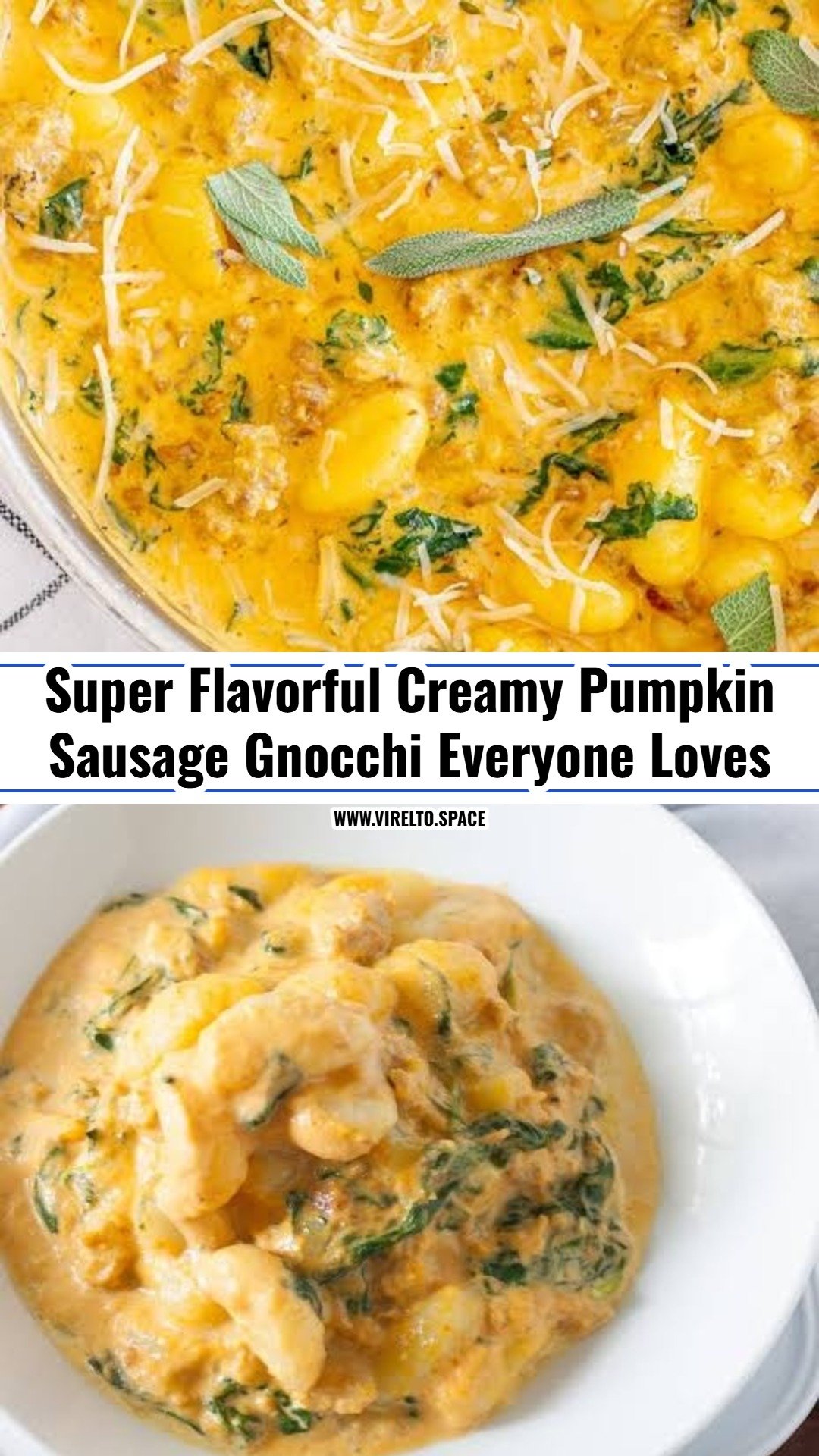 The Best Creamy Pumpkin Sausage Gnocchi Recipe Ever