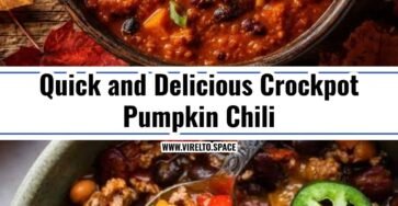 The Best Crockpot Pumpkin Chili Recipe Ever