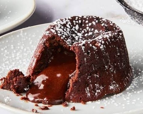 The Best Easy Choco Lava Cake Recipe Ever suggested serving