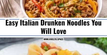 The Best Italian Drunken Noodles Recipe