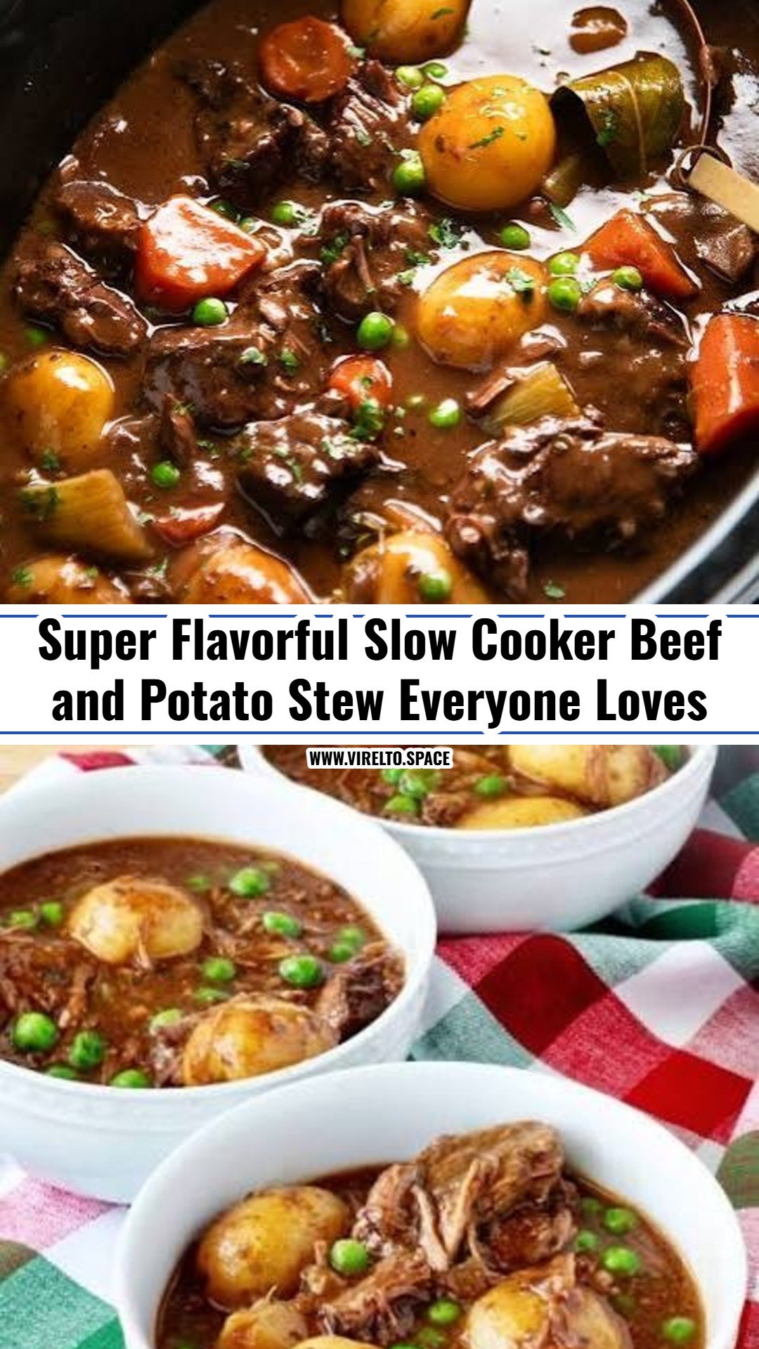 The Best Slow Cooker Beef and Potato Stew Recipe Ever