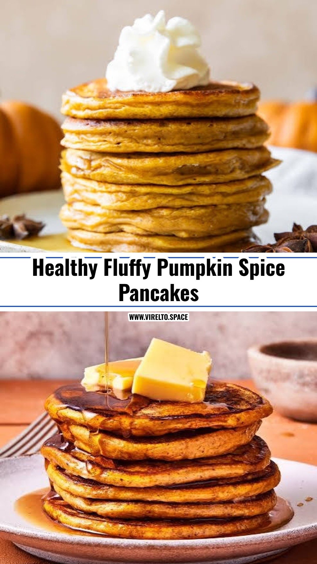 Viral Fluffy High Protein Pumpkin Spice Pancakes
