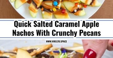 Viral Salted Caramel Apple Nachos With Pecans